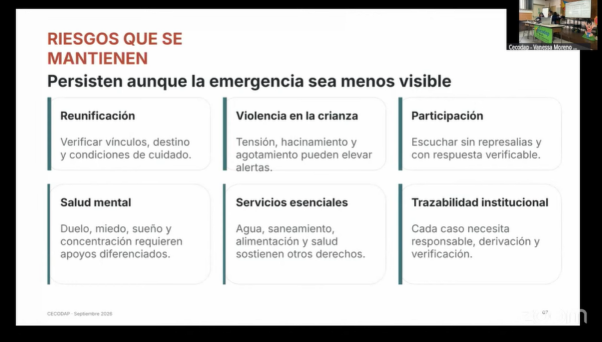 Cecodap registró 3.267 niños y adolescentes afectados tras 100 días del doble terremoto en Venezuela