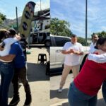 María Corina Machado visitó La Guaira por primera vez tras los terremotos de junio