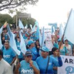 Oposición se moviliza en varias zonas de Venezuela para exigir elecciones presidenciales en 2027