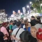 Familias afectadas por los terremotos protestan en la avenida Bolívar de Caracas