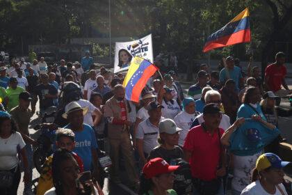 Oposición se moviliza en varias zonas de Venezuela para exigir elecciones presidenciales en 2027