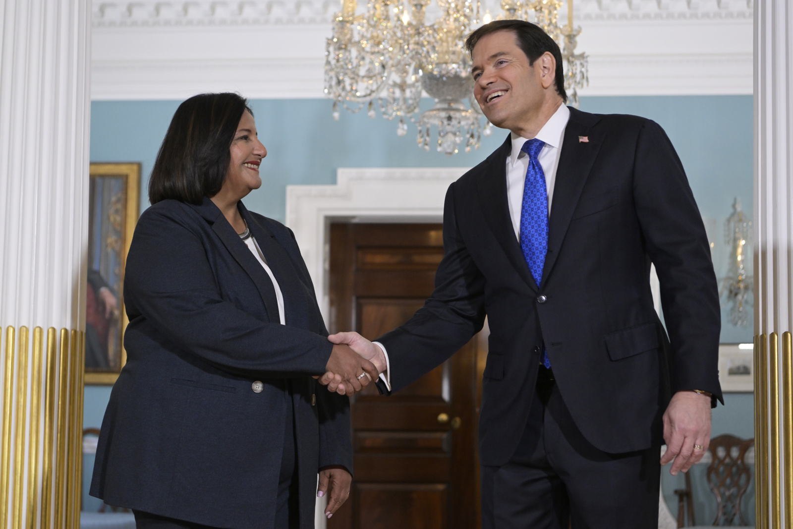 Marco Rubio urge a una reforma electoral en Venezuela tras recibir a Dinorah Figuera en Washington