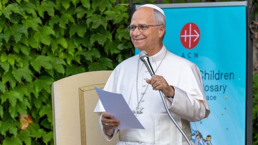 El papa León XIV elevó una oración por Venezuela durante el encuentro Un millón de niños rezando el Rosario