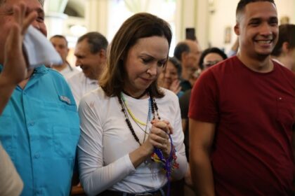 María Corina Machado regresó a Venezuela: las imágenes de su primera aparición pública en Lara